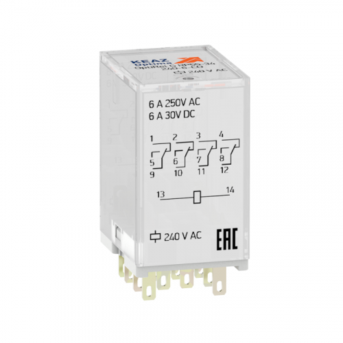 Реле промежуточное OptiRel G RP55-33-24D-10-CO/TI КЭАЗ 330057 Реле промежуточное OptiRel G RP55-33-24D-10-CO/TI КЭАЗ 330057