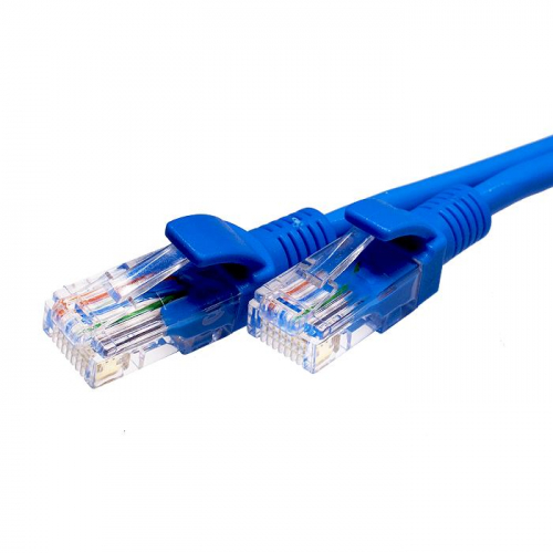 Патч-корд UTP 5e 4х2 26AWG (7х0.16мм) Cu LSZH 0.5м син. SUPRLAN 10-0146 фото 2 Патч-корд UTP 5e 4х2 26AWG (7х0.16мм) Cu LSZH 0.5м син. SUPRLAN 10-0146 фото 2