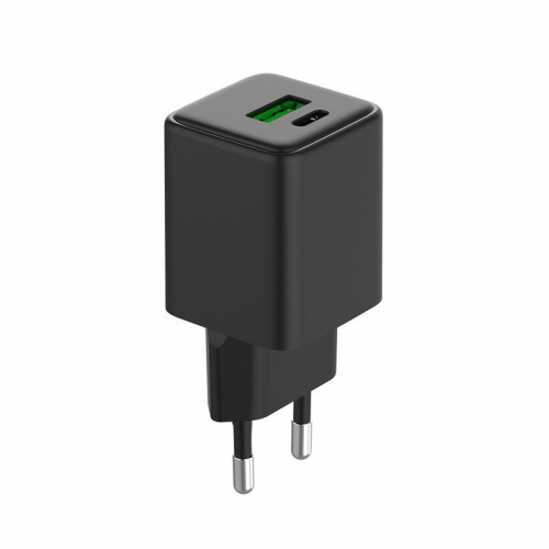 Устройство зарядное сетевое с двумя портами USB-A и USB-C 30Вт GaN Rexant 18-2204 фото 2