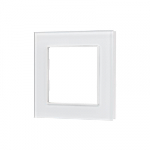Рамка стеклянная FRM-GLARE-GS-1-WH Arlight 043786 Рамка стеклянная FRM-GLARE-GS-1-WH Arlight 043786