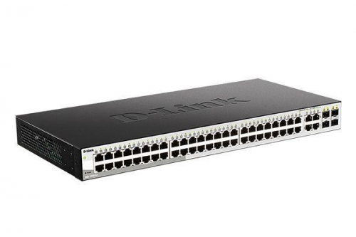 Коммутатор настраиваемый DGS-1210-52/F3A 48G 4GBIC D-Link 1868865 Коммутатор настраиваемый DGS-1210-52/F3A 48G 4GBIC D-Link 1868865
