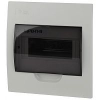 Бокс встраиваемый ЩРВ-П-8 8мод. IP41 пластик SIMPLE NO-box_simple-plastic_8_flush BOXF08 Эра Б0041511