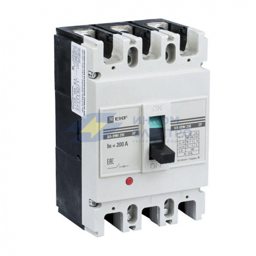 Выключатель автоматический 3п 250/200А 35кА ВА-99М PROxima EKF mccb99-250-200m