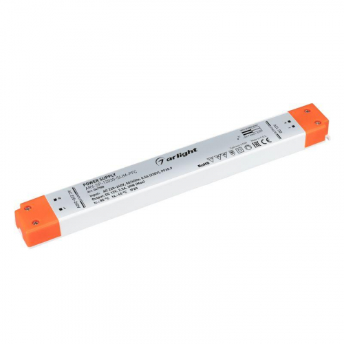 Блок питания ARV-SP-12030-SLIM-PFC (12В 2.5А 30Вт) IP20 пластик Arlight 047988 Блок питания ARV-SP-12030-SLIM-PFC (12В 2.5А 30Вт) IP20 пластик Arlight 047988