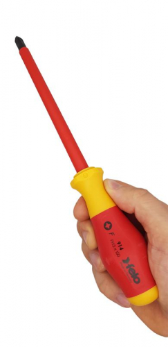 Отвертка диэлектрическая крестовая PH3х150 Felo 91430490 фото 4