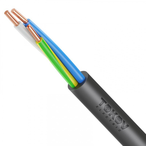 Кабель TOKOV ELECTRIC ВВГнг(А)-LS 3х10 ОК (N PE) 0.66кВ (м) УТ000028401 Кабель TOKOV ELECTRIC ВВГнг(А)-LS 3х10 ОК (N PE) 0.66кВ (м) УТ000028401