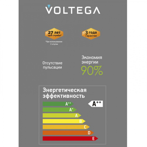 Лампа светодиодная филаментная Loft 271 YX-G125175LXFEC01 4Вт 2200К E27 DIM Voltega 8575 фото 4 Лампа светодиодная филаментная Loft 271 YX-G125175LXFEC01 4Вт 2200К E27 DIM Voltega 8575 фото 4
