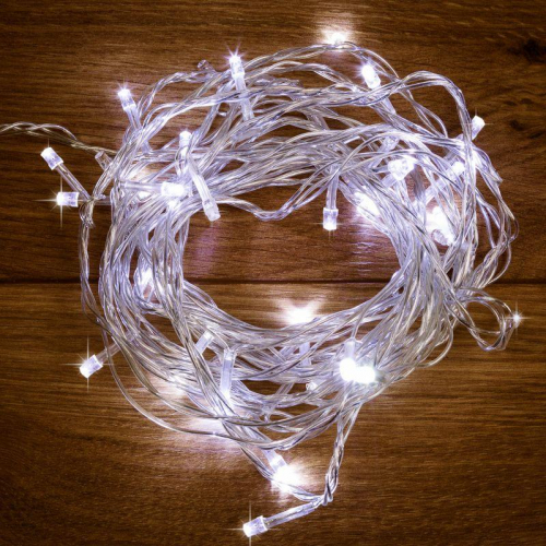 Гирлянда светодиодная "Твинкл Лайт" 20м 160LED бел. 10Вт провод ПВХ прозр. Neon-Night 303-305 Гирлянда светодиодная "Твинкл Лайт" 20м 160LED бел. 10Вт провод ПВХ прозр. Neon-Night 303-305