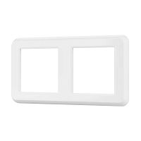 Рамка пластиковая FRM-VERSA-PL-2-WH Arlight 043776