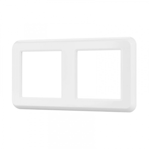 Рамка пластиковая FRM-VERSA-PL-2-WH Arlight 043776