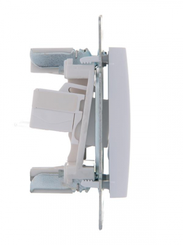 Розетка телефонная 2-м СП Karina RJ11 механизм бел. LEZARD 707-0288-138 фото 3 Розетка телефонная 2-м СП Karina RJ11 механизм бел. LEZARD 707-0288-138 фото 3
