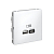 Розетка USB ArtGallery тип A+C 45Вт QC PD высокоскор. ЗУ механизм лотос SE GAL001329