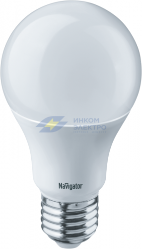 Лампа светодиодная 61 237 NLL-A60-10-230-6.5K-E27 грушевидная Navigator 61237
