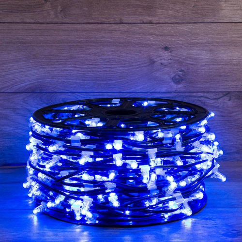 Гирлянда светодиодная "LED ClipLight" 1.5м 665LED син. 80Вт 12В IP65 провод черн. (уп.100м) Neon-Night 325-123 фото 7