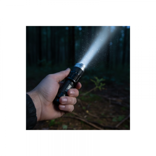 Фонарь LED5135 (LED XPE ZOOM 3 реж 1хLR6 алюм. блистер черн.) Camelion 12915 фото 4