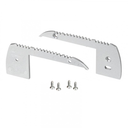 Заглушка STAIR-W65 SILVER пластик (уп.2шт) Arlight 055464