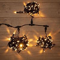 Гирлянда светодиодная "LED ClipLight" 3 нити х10м 198LED тепл. бел. 18Вт 24В IP65 Neon-Night 323-316