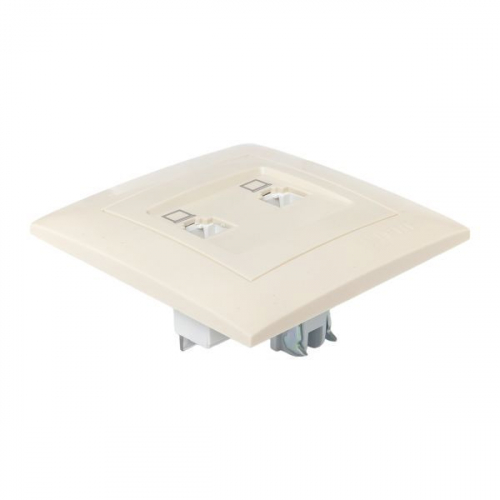 Розетка компьютерная 2-м СП Валенсия RJ45 крем. PROxima EKF EWK02-035-20 фото 6