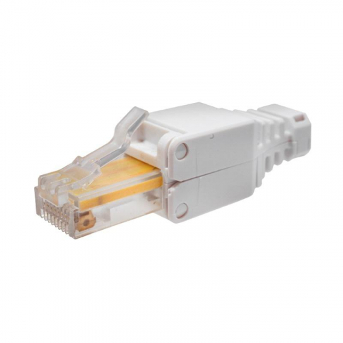 Коннектор 8P8C U/UTP кат.5E RJ-45 безынструментальный (DIY) SUPRLAN 10-0218-1 Коннектор 8P8C U/UTP кат.5E RJ-45 безынструментальный (DIY) SUPRLAN 10-0218-1