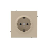 Розетка силовая KANT 2P+E без шторки ванильн. марципан DKC 7015033