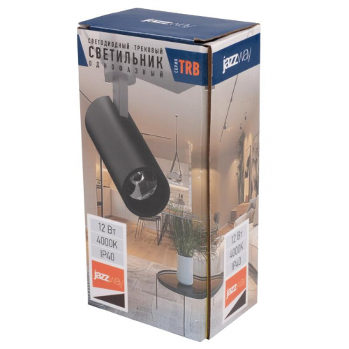 Светильник светодиодный трековый TRB 0712 12Вт 4000К IP40 24град. BL 1ф черн. Pro JazzWay 5066199 фото 2 Светильник светодиодный трековый TRB 0712 12Вт 4000К IP40 24град. BL 1ф черн. Pro JazzWay 5066199 фото 2