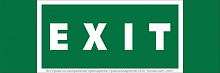 Знак безопасности NPU-3413.E25"EXIT" Белый свет a16531