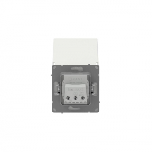 Розетка силовая KANT IP44 2P+E защ. шторки с крышкой бел. песок DKC 7010013 фото 7
