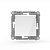 Розетка 1-м СП Pixel IP44 с заземл. защ. шторки с крышкой механизм бел. TOKOV ELECTRIC TKE-PX-R1ZSW1-C01-IP44