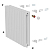 Радиатор дизайн Shift Q30 VC2050 28 секц. RAL9016 Royal Thermo НС-1631298