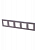 Рамка Levit 5п кофе макиато/бел. ABB 2CHH015050A6018
