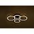 Светильник светодиодный Flora 6191-201 LED 75Вт 3000-6000К потолочн. черн. с пультом Rivoli Б0068425
