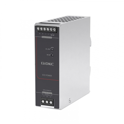 Источник питания "ECO POWER" 1ф 120Вт 5А 24В DKC DPSL120W24V Источник питания "ECO POWER" 1ф 120Вт 5А 24В DKC DPSL120W24V