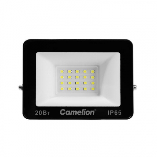 Прожектор светодиодный LFL-2004 C02 LED SMD 20Вт IP65 6500К 2000лм 230В 113х102х24 черн. Camelion 16330 фото 9