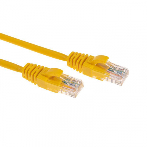 Патч-корд U/UTP CAT 5e RJ45-RJ45 26AWG LSZH желт. 1м Rexant 02-0105-1 фото 3