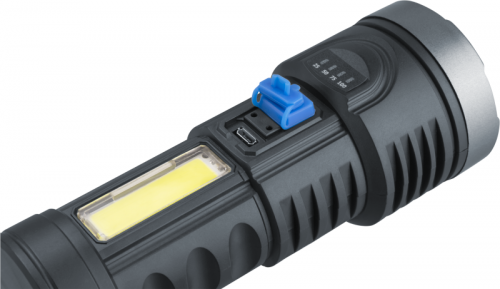 Фонарь аккумуляторный светодиодный 95 558 NPT-CP28-ACCU пласт. 1LED 1Вт+1СОВ 3Вт Li-Ion 4В универсальный NAVIGATOR 95558 фото 3