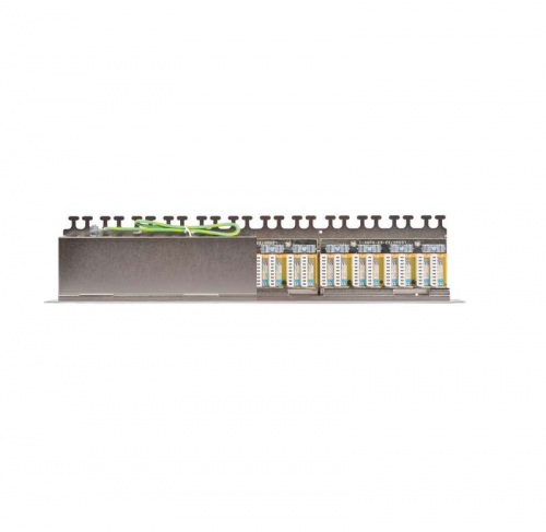 Патч-панель 19дюйм 1U 24 порта кат.6a (класс Ea) 500МГц RJ45/8P8C 110/KRONE T568B полный экран с органайзером метал. NIKOMAX NMC-RP24SA2-1U-MT фото 2 Патч-панель 19дюйм 1U 24 порта кат.6a (класс Ea) 500МГц RJ45/8P8C 110/KRONE T568B полный экран с органайзером метал. NIKOMAX NMC-RP24SA2-1U-MT фото 2