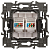 Розетка компьютерная 2-м Elegance 14-3108-01 RJ45 IP20 механизм бел. Эра Б0034308