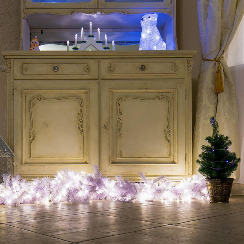 Гирлянда "Еловый шлейф белоснежный" 2.7м IP44 Neon-Night 307-121 фото 4 Гирлянда "Еловый шлейф белоснежный" 2.7м IP44 Neon-Night 307-121 фото 4