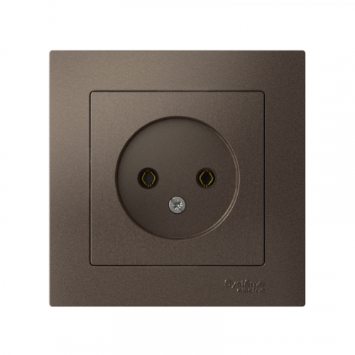 Розетка 1-м СП AtlasDesign 16А IP20 без заземл. в сборе мокко SE ATN000640 фото 2 Розетка 1-м СП AtlasDesign 16А IP20 без заземл. в сборе мокко SE ATN000640 фото 2