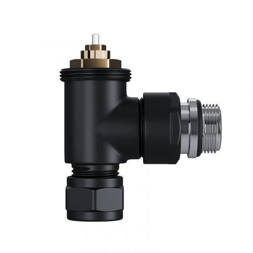 Набор термостатический угловой Design Pro 15мм М30х1.5 черн. Royal Thermo НС-1646650 фото 5