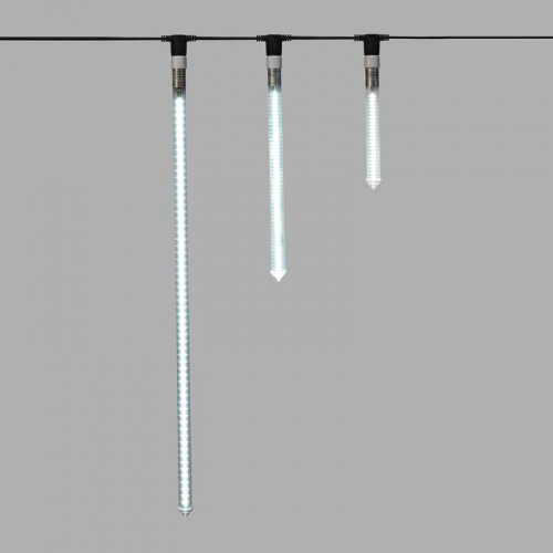 Гирлянда светодиодная "Сосулька" 1м 120LED бел. 8Вт IP65 E27 230В Neon-Night 256-163 Гирлянда светодиодная "Сосулька" 1м 120LED бел. 8Вт IP65 E27 230В Neon-Night 256-163