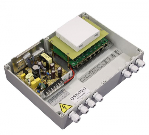 Коммутатор уличный управляемый (L2+) PoE SW-80402/WL на 6 портов OSNOVO 13639 Коммутатор уличный управляемый (L2+) PoE SW-80402/WL на 6 портов OSNOVO 13639