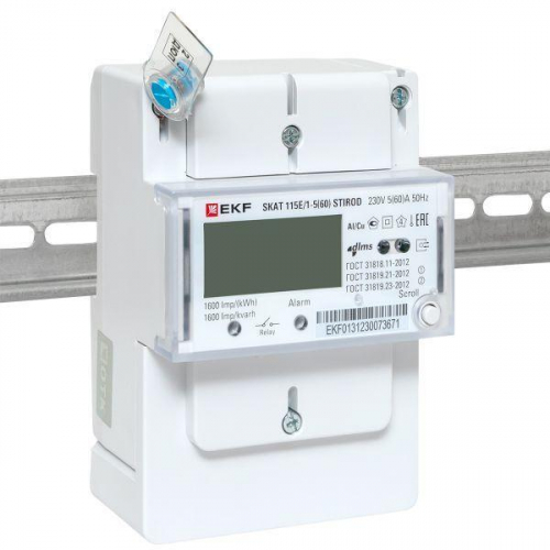 Счетчик SKAT 115E/1-5(60) STIROD 1ф 2т МСК+0 EKF 11503R фото 5
