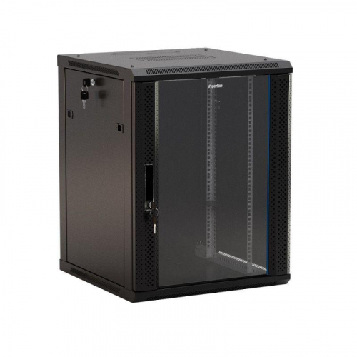 Шкаф настенный TWB-0645-GP-RAL9004 Hyperline 395300 Шкаф настенный TWB-0645-GP-RAL9004 Hyperline 395300