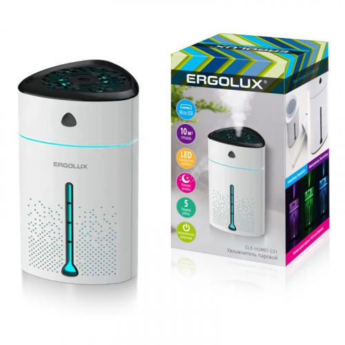 Увлажнитель ELX-HUM01-C01 бел./черн. Ergolux 15325 Увлажнитель ELX-HUM01-C01 бел./черн. Ergolux 15325