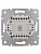 Переключатель проходной 2-кл. СП Rain IP20 механизм бел. LEZARD 703-0288-106