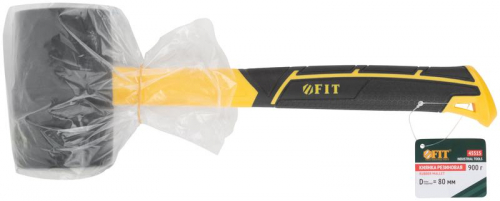 Киянка 80мм 900г фибергласовая ручка резинов. FIT 45515 фото 3 Киянка 80мм 900г фибергласовая ручка резинов. FIT 45515 фото 3
