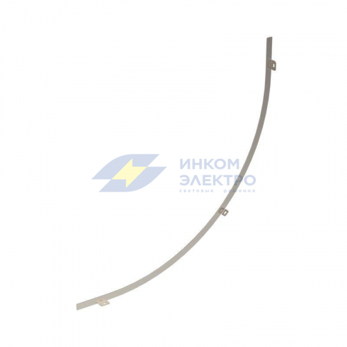 Перегородка SEP для вертикального внутреннего листового угла 90град. H100 AISI 304 в комплекте с крепежными элементами для монтажа DKC ISC91000KC