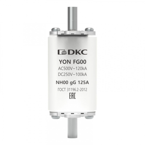Предохранитель YON ножевого типа FG00 с одинарной индикацией 125А DKC 1FG00-0125 фото 2
