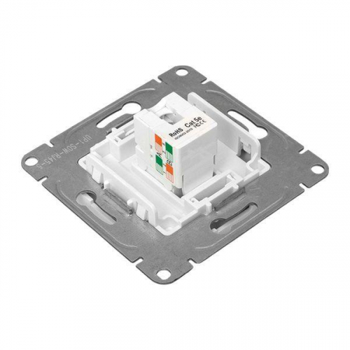Розетка компьютерная СП Эпика RJ45 кат.5 механизм бел. EKF UP1-SOW-RJ45-5 фото 7 Розетка компьютерная СП Эпика RJ45 кат.5 механизм бел. EKF UP1-SOW-RJ45-5 фото 7